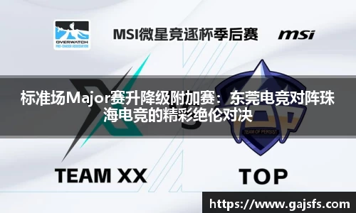 标准场Major赛升降级附加赛：东莞电竞对阵珠海电竞的精彩绝伦对决