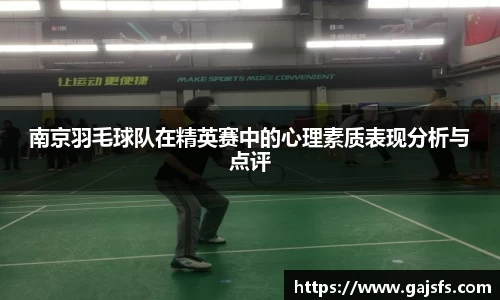 南京羽毛球队在精英赛中的心理素质表现分析与点评